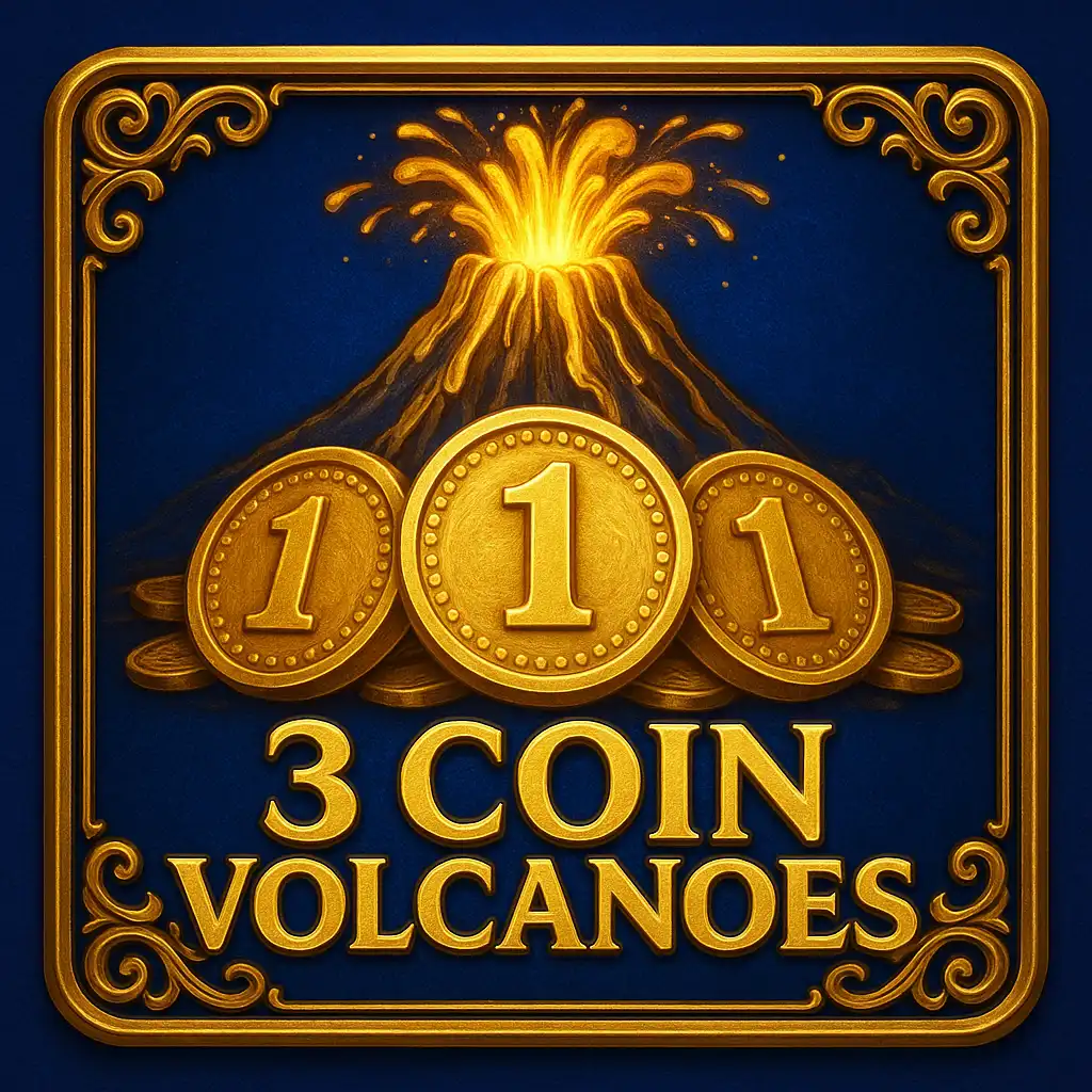 3 Coin Volcanoes slot game icon